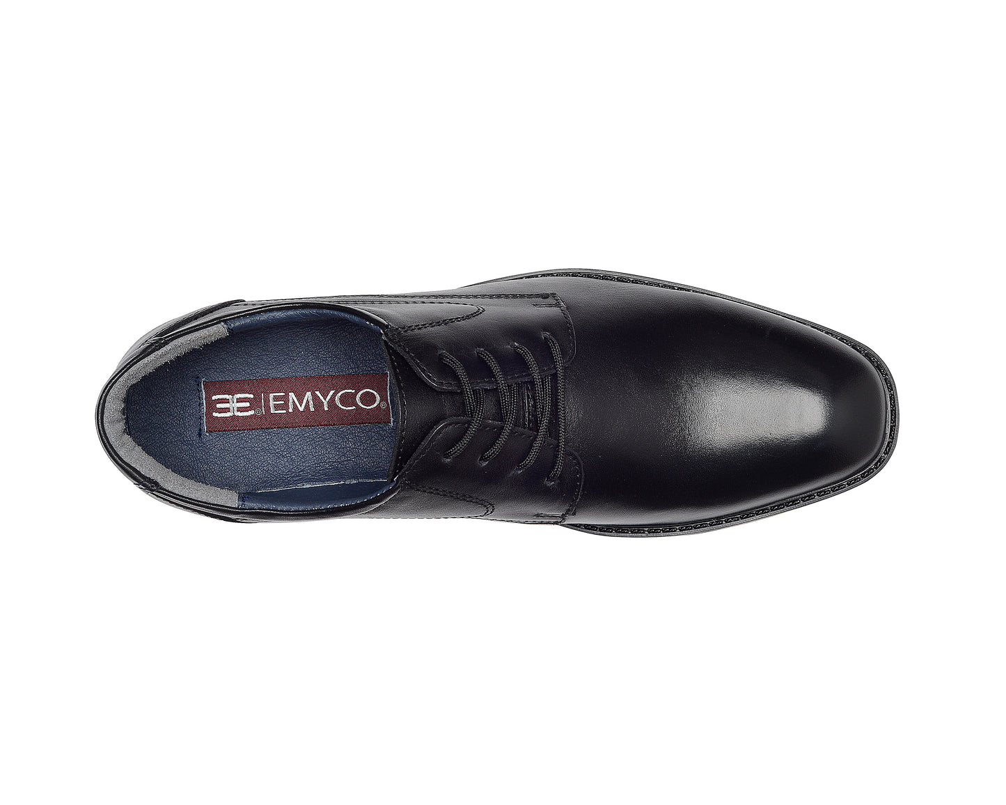 EMYCO-Zapato para hombre de vestir tipo Blucher de piel Mod  Veronesi 371003-Color Negro